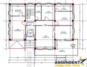 FILM! Teren imprejmuit+ proiect de casa + autorizatie de constructie ,1.085 mp, - imagine 11