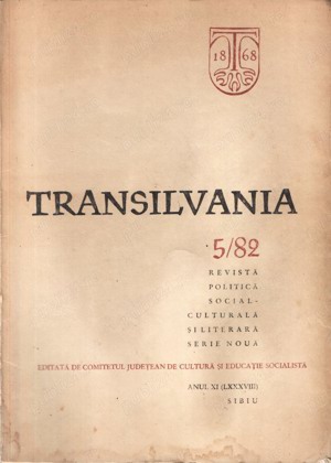 Transilvania nr.5 1982 - număr dedicat com. Răşinari