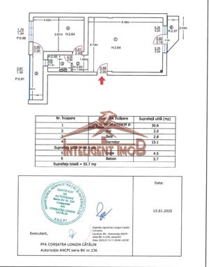 Apartament cu 2 camere pe Aleea Iasomiei din Sibiu-Bloc Nou - imagine 15