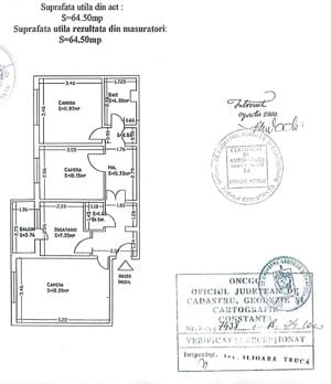 Apartament 3 camere Dacia - centrala termica - mobilat utilat modern - imagine 13