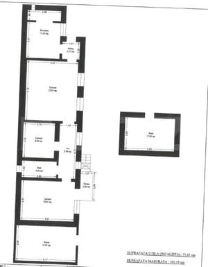 Apartament 3 camere, tavane inalte, cladire renovata, garaj, bld 16 Decembrie - imagine 12