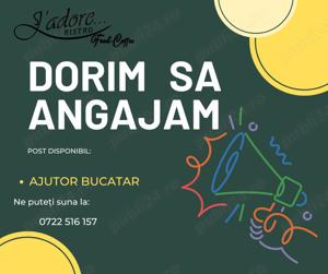 Angajăm ajutor bucătar