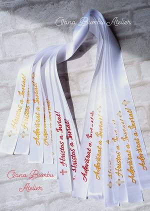 Panglica text lumanari Inviere Paste  - imagine 3