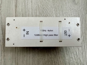 Crossover filtru audio high pass - 4 Ohm - 100 Hz - elimina bass - imagine 3