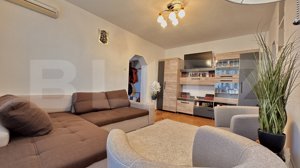 Apartament 3 camere, 59 mp, mobilat/utilat, zona Rogerius