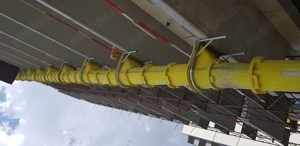 Sistem evacuare moluz, tubulatura deseuri santier, tobogan santier - imagine 5