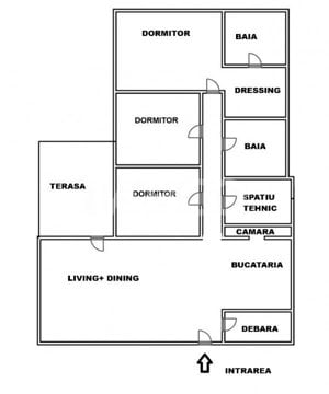 Casa individuala moderna pe un singur nivel - asteapta doar mobilierul - imagine 8