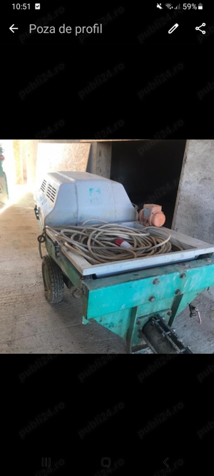 Vând mașină de tencuit imer step120