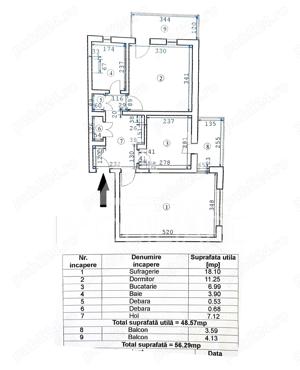 Apartament 2 camere decomandat strada Cerna - zona centrala - imagine 2