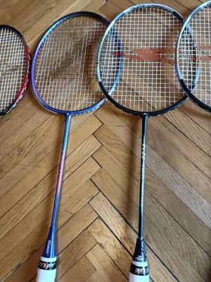 Rachete badminton profesionale din fibra de carbon, Yonex, Carlton - imagine 5