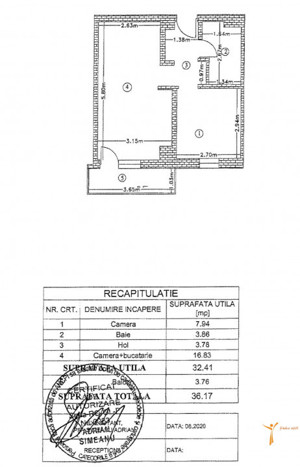 Bucium Confort - Apartament 2 camere 36,17 MP, MOBILAT și UTILAT - imagine 10