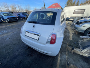 Dezmembrez Fiat 500 (312) 1.2 8V 51kW 69CP Alb an 2008 - imagine 2