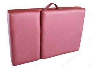 Masa de masaj, cadru aluminiu, 3 sectiuni, Rosu - imagine 2