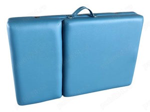 Masa de masaj, cadru aluminiu, 3 sectiuni, verde inchis - imagine 5