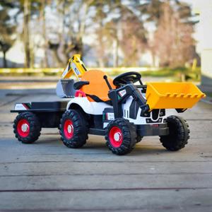 Tractoras electric pentru copii, Kinderauto BRJ1588, 2x 35W, 12V