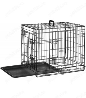  Cusca pliabila pentru transport animale companie, marime M - imagine 3