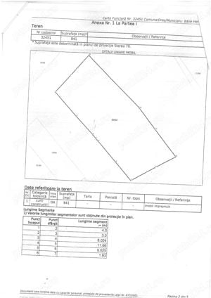  Oportunitate unica in Herculane -teren intravilan , ultrecentral de  vanzare  - imagine 2