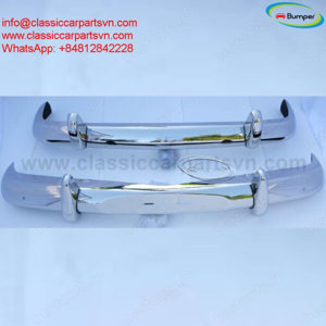 Volvo Amazon Euro type (1956-1970) bumpers by stainless steel new - imagine 3