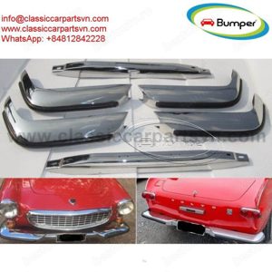 Volvo P1800 S/ES bumper (1963–1973) by stainless steel new - imagine 3