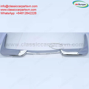 Volvo P1800 Jensen Cow Horn (1961-1963) bumpers by stainless steel new - imagine 2