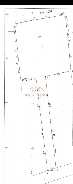 Teren Intravilan, 757 mp, perfect plan, imprejmuit, Brebu Central, Prahova - imagine 3