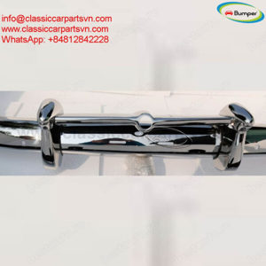 Volvo PV 444 (1947-1958) bumpers with bullhorns overriders by stainless steel  - imagine 3