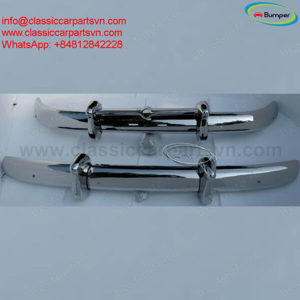 Volvo PV 444 (1947-1958) bumpers with bullhorns overriders by stainless steel  - imagine 2