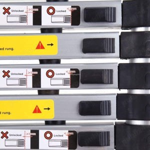  Scara telescopica, aluminiu, 3,8 m, TLS38040B - imagine 4