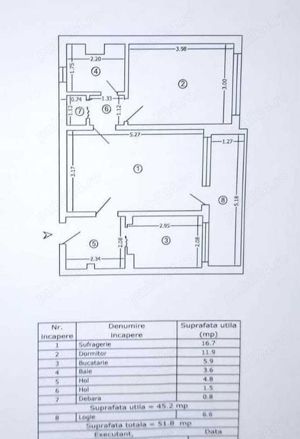 Apartament de vanzare, 2 camere, municipiul Buzau, Cartier Micro V - imagine 6