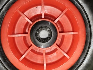 Set 4 roti pentru carucior de gradina si curte, roti liza - imagine 3