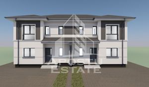 Duplex modern de vanzare, cu 5 camere, la asfalt in Mosnita Noua