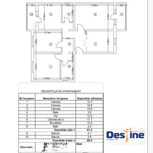 CUG - Apartament 4 camere DECOMANDAT 86,8 mp - imagine 7