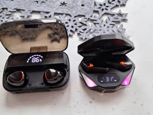 -Casti Wireless, sunet 3D stereo, lumini LED gaming SPORT-NOU- - imagine 3