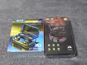 -Casti Wireless, sunet 3D stereo, lumini LED gaming SPORT-NOU- - imagine 5