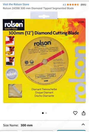 Stifl ts410,fs400,disc diamantat 300mm - imagine 5