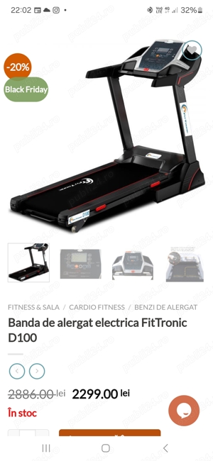 Vânzare sau schimb banda alergare fitronic d100