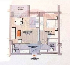 Apartament cu 2 camere de vânzare în Transilvania Residence/Comision 0 - imagine 20