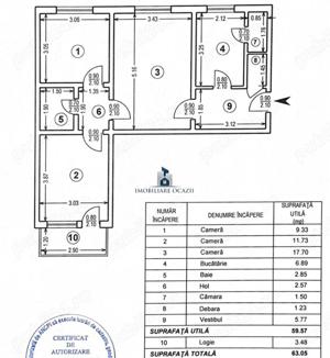 Vanzare Apartament 3 Camere Semidecomandat Giurgiului-Almasu Mare