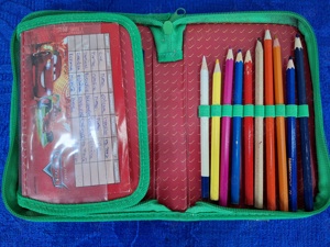 Disney Cars, 21 x 14 x 3.5 cm, Penar textil, 1 fermoar si 1 flaps - imagine 3