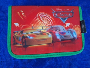 Disney Cars, 21 x 14 x 3.5 cm, Penar textil, 1 fermoar si 1 flaps - imagine 2