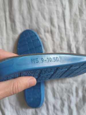 Talpici Karrimor Mens Memory Soft Insole Blue Size 9-10.5 - imagine 2