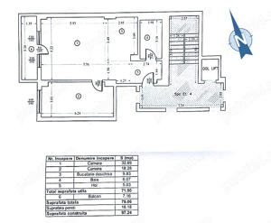 Apartament de inchiriat 2 cam 80 mp Pipera - imagine 2