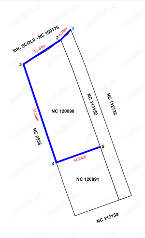 Teren intravilan 458 mp Otopeni