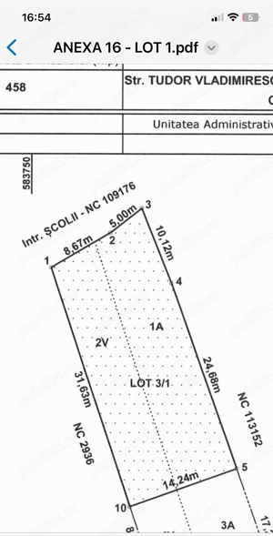 Teren intravilan 458 mp Otopeni - imagine 3