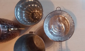 Lot forme, vase cupru, alamă pt.bucătarie - imagine 4