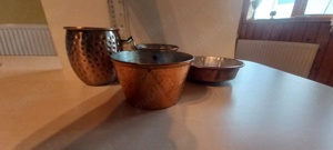 Lot forme, vase cupru, alamă pt.bucătarie - imagine 5