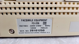 Combifax Sharp FO-226 - imagine 5