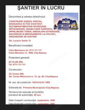 Panouri santier avertizare, identificare - imagine 2