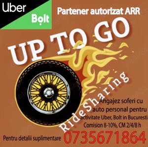 Angajez soferi Uber Bolt