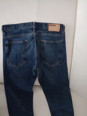 Vând blugi Denim,slim,mărimea 32 32,că și noi , produs de calitate. - imagine 4